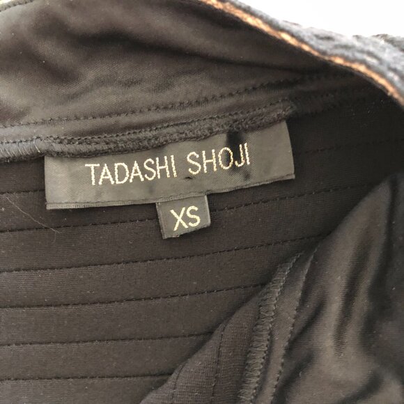 TADASHI SHOJI Women's Black Dress size XS Formal Party Cocktail Evening Wedding - Picture 9 of 16